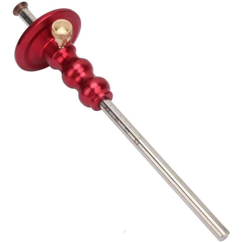 Sunflower - Outil de jauge à mortaise pour Le marquage du Bois - Outil de jauge à mortaise pour Le Travail du Bois - Rouge Outils Bois Outils Bois