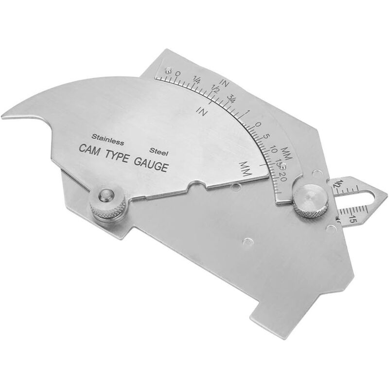 Outil de Mesure de Soudage en Acier, Jauge de Soudure MG-8 Règle d'Inspection de Couture pont CAM Jauge de Soudage pour Mesure de Soudage