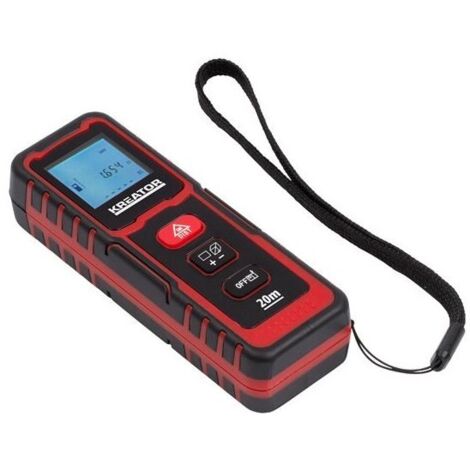 Outil de mesure électronique Kreator krt706510 60m précision 2mm