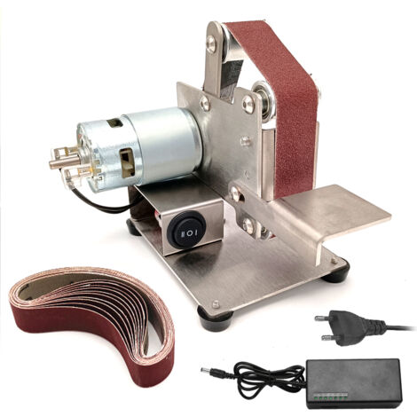 Outil de meulage multifonctionnel, Mini ponceuse à bande électrique Portable à faible bruit