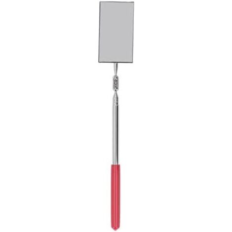 Outil de miroir d'inspection rectangulaire télescopique réglable pour les tests machine dans zones difficiles d'accès -