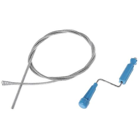 Outil de nettoyage de canalisations pour déboucheurs de canalisations et éviers à tige capillaire