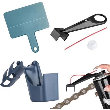 Outil de nettoyage de chaîne de vélo  Accessoires de tronçonneuse  Déflecteur d'huile pour pièces de sports motorisés  Outils de nettoyage et d'entretien de chaîne  Kit de nettoyage de vélo