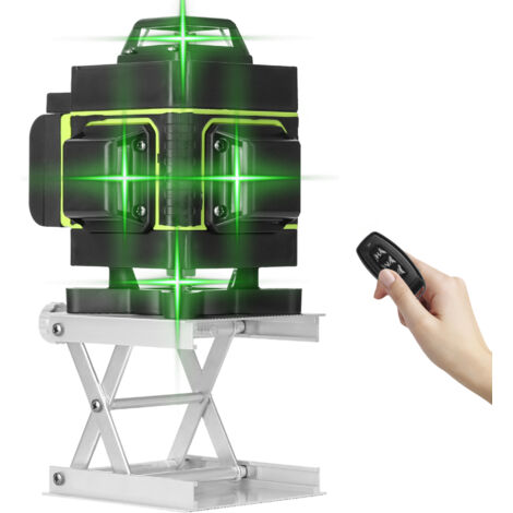 Outil de nivellement à 16 lignes de niveau laser à 3 ° avec fonction d'auto-nivellement, avec ligne oblique horizontale verticale