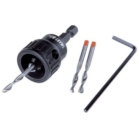 Outil de perçage et fraisage Cobra Smart Bit, livré avec 3 forets diamètre 4 mm, diamètre de perçage 6 mm - COBRA