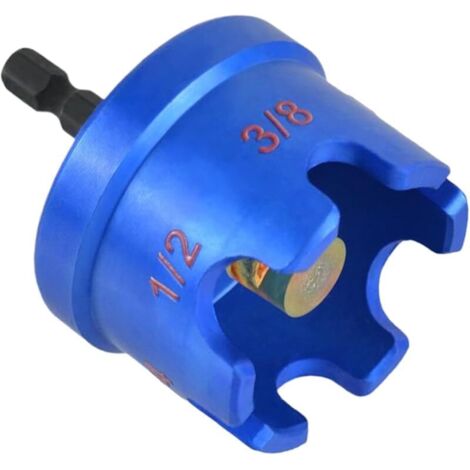 Outil de perçage multifonctionnel pour écrous de roue - bleu