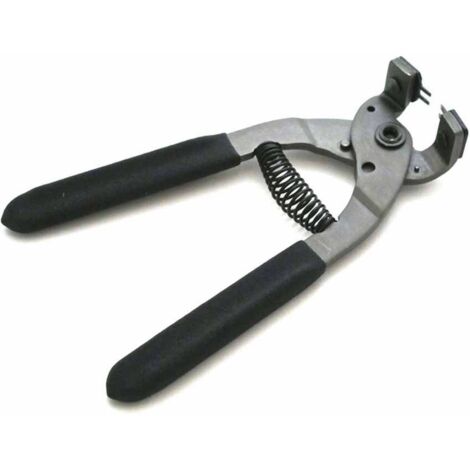 Outil de perforation en cuir pince silencieuse en acier au carbone perforateur de trou en cuir couture pinces à main perforateur de ceinture(4 mm-2 dents)