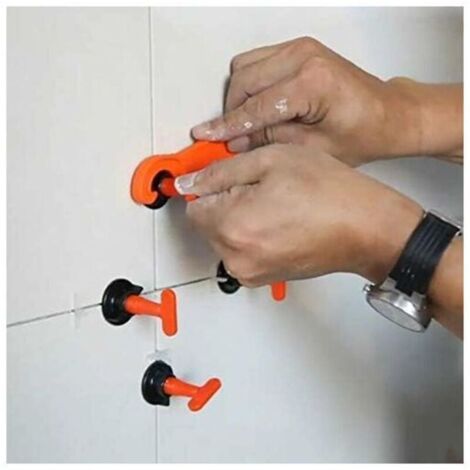 Outil de pose carrelage mural – Ajusteur de positionnement avec aiguilles interchangeables (50 pièces) + clé intégrée