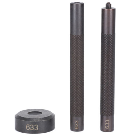Outil de pose de rivets anti-dérapant avec poinçon à boutons pression pour travaux manuels en cuir et DIY