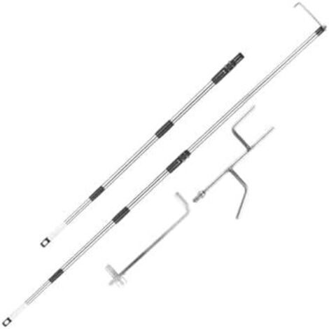 Outil de préhension pour pick-up, pince lit pick-up - récupération télescopique chargement camion  Poignée antidérapante Locker Access Aid Heavy Duty Truck Cargo Reach Tool Voyage 1.5