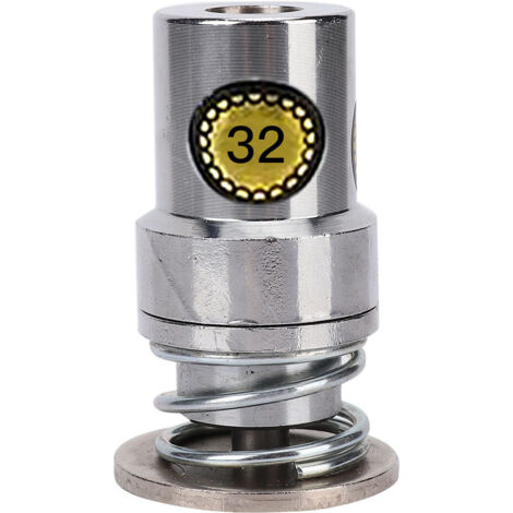 Outil de Presse à Boutons Couverts de Tissu - Moule Rond en Forme de Pain pour Machine à Presser Manuelle (32L)