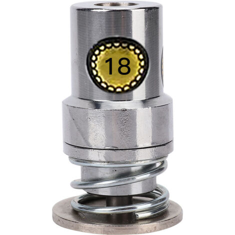 Outil de Presse à Boutons Recouverts de Tissu - Moule Rond en Forme de Pain pour Machine à Presser Manuel (18L)