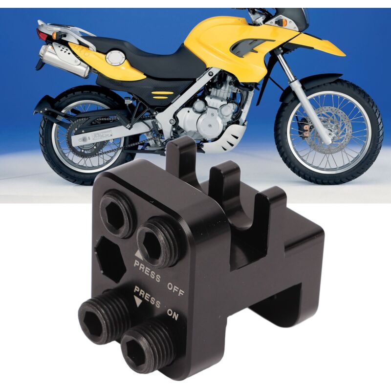 Treetalk - Outil de presse de maillon principal de moto atv billette en aluminium anodisé noir pour chaîne 520 525 530