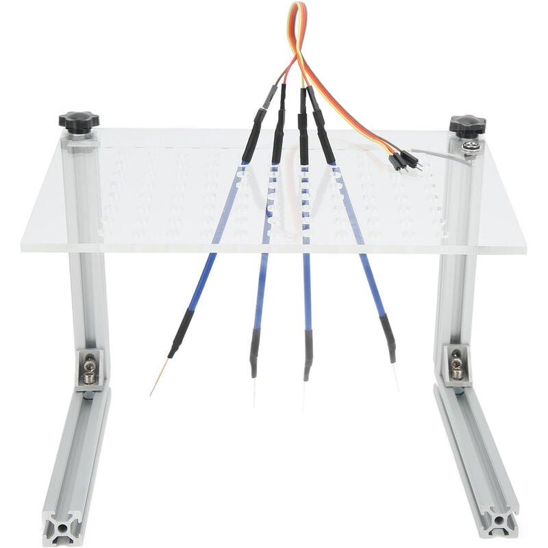 Jeffergarden - Outil de programmation ecu multifonction de support de cadre led bdm argenté avec 4 broches de sonde pour véhicule