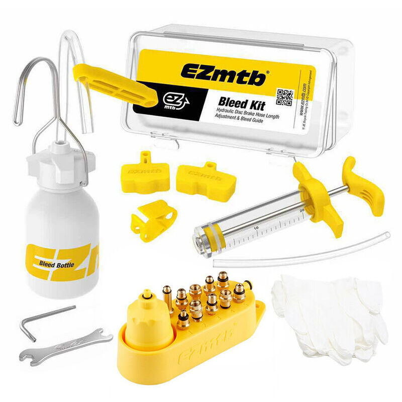 Ayyqh - Outil de purge de frein à disque hydraulique de vélo Kit de purge vtt Kit de purge de frein de vélo de route ensemble de fluide d'huile