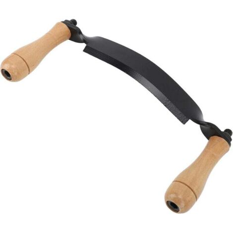 Outil de rabotage noir de 8 pouces, outil d'épluchage à bord droit (pour bûches), outil d'épluchage