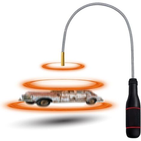 Outil De Ramassage MagnéTique Flexible 552 Mm Outil De Ramassage D'Aimant En MéTal De RéParation Automatique Pour Ramasser De Petites PièCes, éCrous, Boulons, Objets MéTalliques, PièCes Automobiles