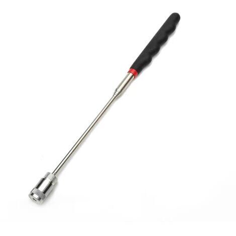 Outil de ramassage magnétique télescopique avec lumière LED, barre de ramassage magnétique