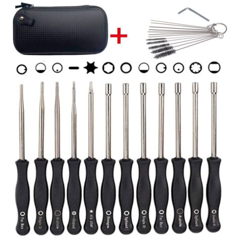 Outil de Réglage Universel pour Carburateur Tournevis 21 Dents Triangle Forme D et Plat Tous Types