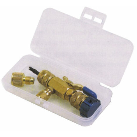 Outil de remplacement valve Schrader 1/4' et 5/16' – Pour circuits sous pression – Accessoire de climatiseur mobile – VCRI-41550 – Galaxair