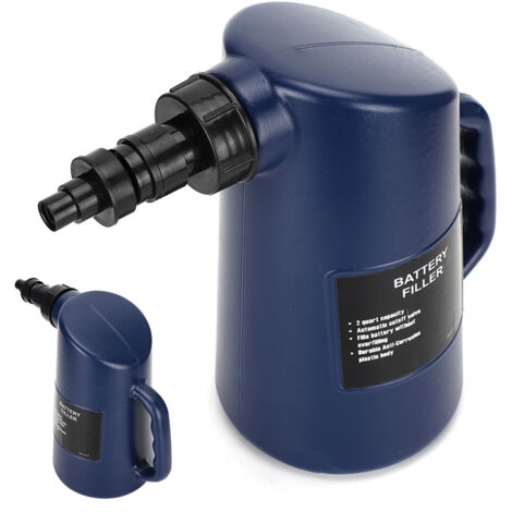 Outil de Remplissage Batterie Voiture 2L pour Liquide Plomb-Acide, Bidon de Remplissage Auto