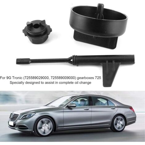 Outil de remplissage d'huile, W725 589 00 90 00, outil d'adaptateur de remplissage d'huile de transmission en plastique adapté pour 725.0 changement d'huile à 9 vitesses