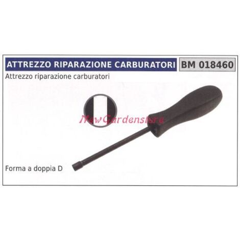 Outil de réparation de carburateur NEW GARDEN STORE en forme de double D 018460