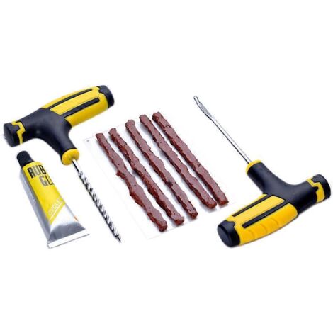 Outil de réparation de crevaison pour aspirateur de voiture, bouchon tubeless pour moto, urgence
