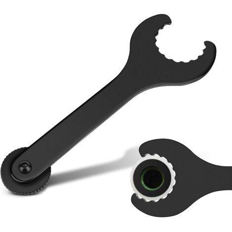 Outil de réparation pour boîtier de pédalier de vélo, outil adaptateur pour pédalier et manivelle, compatible avec Shimano Hollowtech 2 et autres.