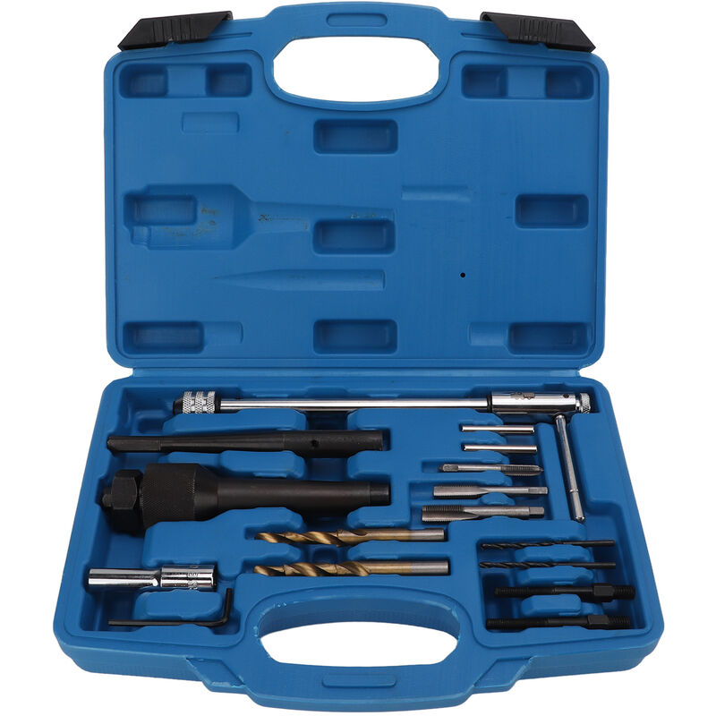 Jeffergarden Outil de retrait de bougie de préchauffage, Portable, en acier métrique, sans danger pour les bougies de préchauffage endommagées de 8mm