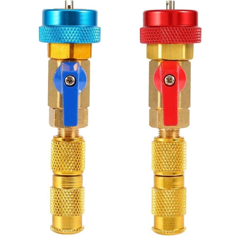 Outil de Retrait de Noyau de Valve, Outils de réparation côté Pression, climatisation R134A Outil de démontage Rapide de Noyau de Valve Outil Haute