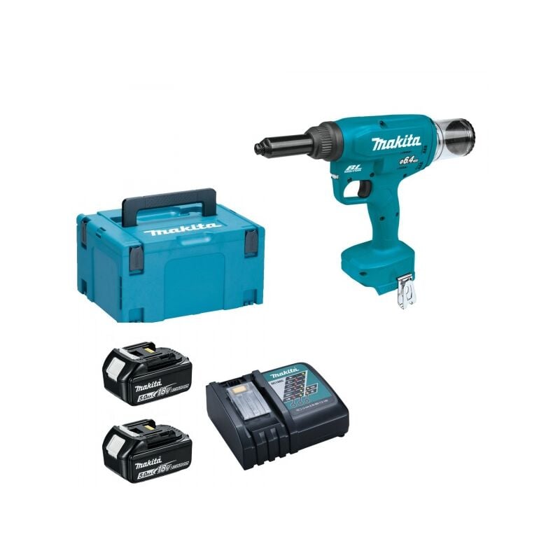 Outil de rivetage sans fil Makita DRV250RTJ 18V
