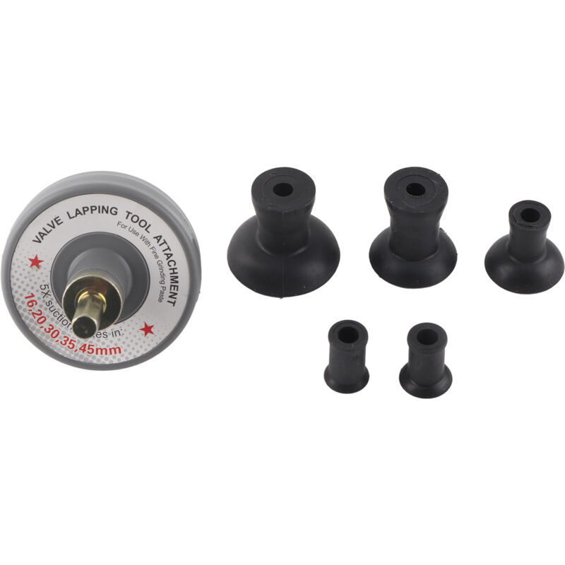 Ineasicer - Outil de rodage de soupapes avec 5 plaques d'aspiration 1000rpm à 1250rpm Universel pour la rectification de petits moteurs