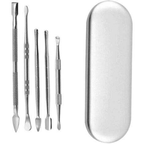 Outil De Sculpture En Cire - 10 Pièces Double Extrémité En Acier Inoxydable - Pour Bijouterie Modélisme Argile Polymère Et Art Des Ongles - Lot Complet