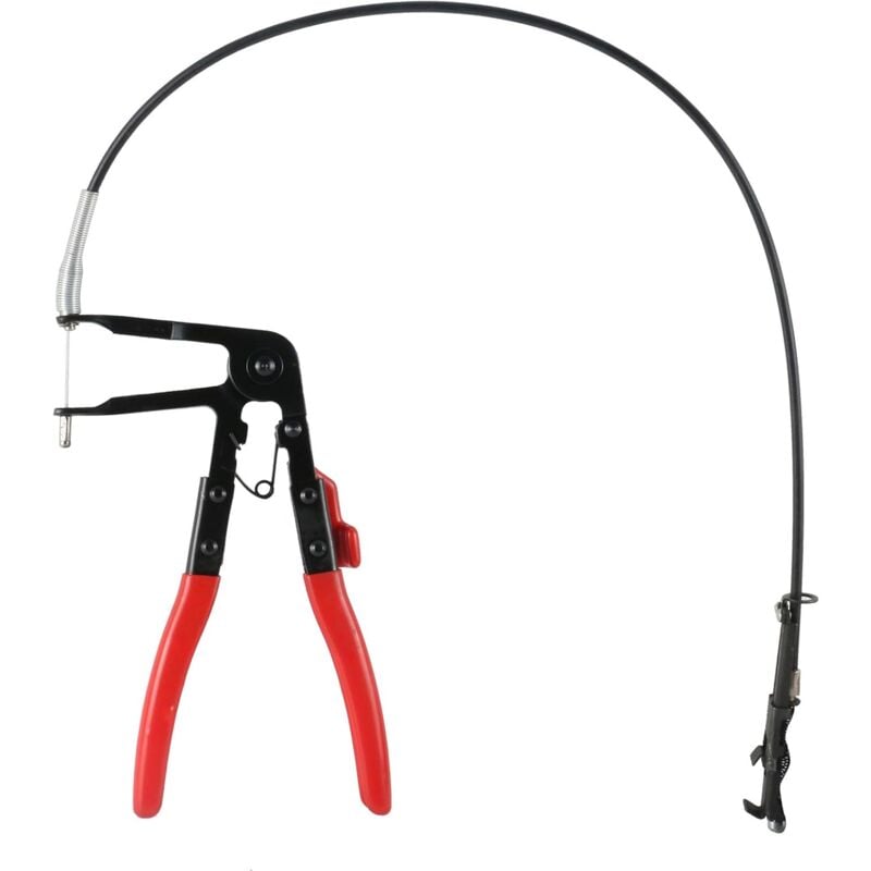 Outil de serrage de tuyau,outil de suppression de collier de serrage, voiture utilisé fil flexible longue portée tuyau de serrage de pince huile de