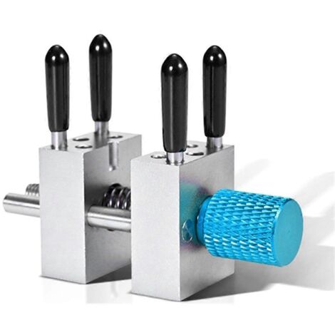Outil de serrage pour maquettes, mini-établi portatif, haute précision, fendu, bleu