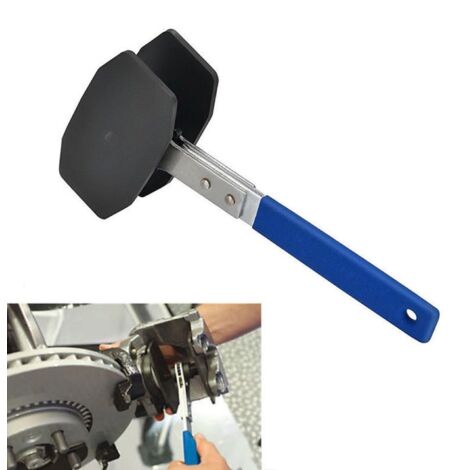 Outil de sertissage d'étrier de frein, outil de frein à 360 degrés avec fonction à cliquet, expandeur de clé à molette, écarteur de piston de roue de voiture pour la réparation des freins de