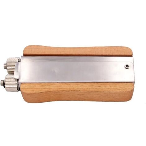 Outil de Sertissage en Acier Inoxydable,Outil Fil Serré Sertisseur Apiculture Abeille Cadre Tendeur Pince à Sertir d'Apiculture avec Poignée en Bois Métallique Fil Serré Cadre Installation Apiculture