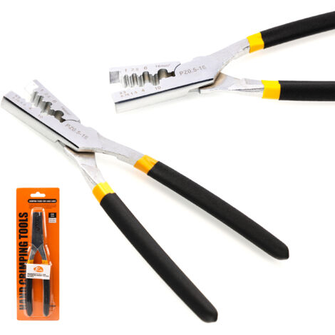 Outil de sertissage Rosfix pour embouts isolés et non isolés de 0,5 à 16 mm