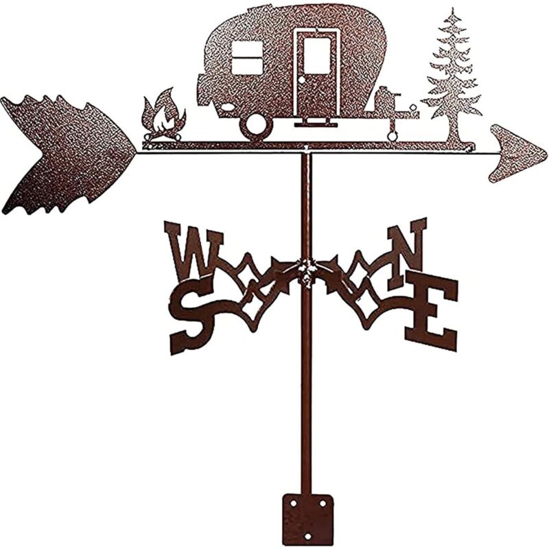girouette Girouette en métal Girouette Vintage Indicateur de Direction du Vent Durable pour la décoration