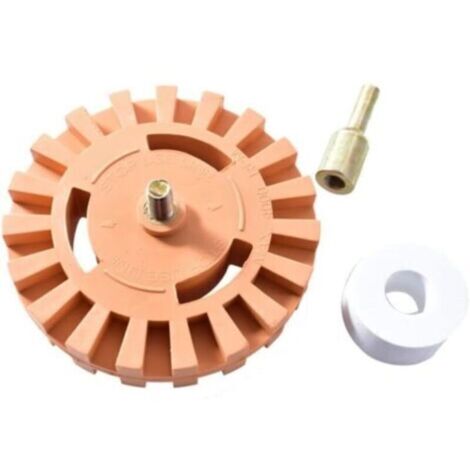 Outil de suppression de décalcomanies de gomme de roue de voiture de 4 pouces pour voitures, vélos, camions, motos, épaisseur: 20 mm