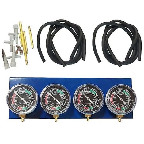 Outil de synchronisation de carburateur à dépression pour moto, jauge de synchronisation de carburateur 2/4 cylindres pour moto
