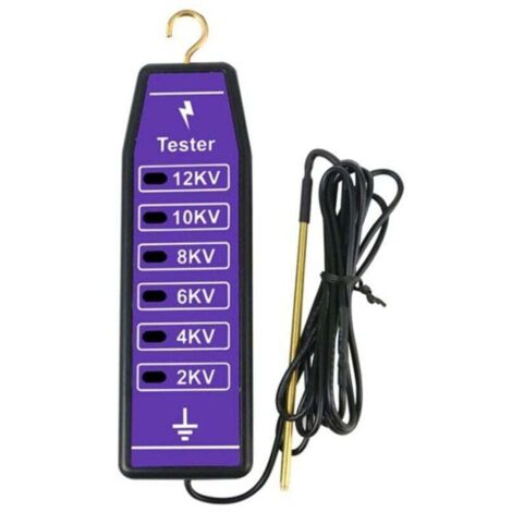 Outil de test de tension de clôture de ferme de 2-12kv, testeur de tension de clôture électrique, électrificateur solaire