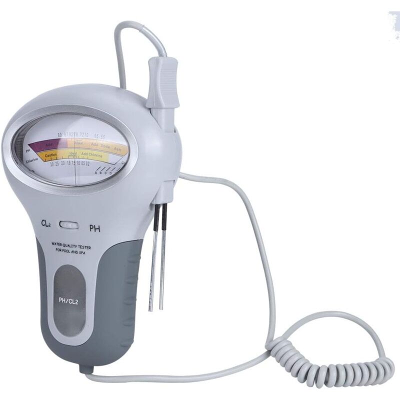 Outil De Test De Testeur éLectronique De Qualité De L'Eau De L'équipement De Détection De Chlore Résiduel PH De Piscine 2 En 1