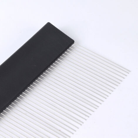 Outil de Texture Murale Acier Inoxydable Peigne à Grain pour Peinture Artistique Scarificateur pour Plâtre Accessoire Diy pour Décoration Intérieure avec Effet Lin sur Murs