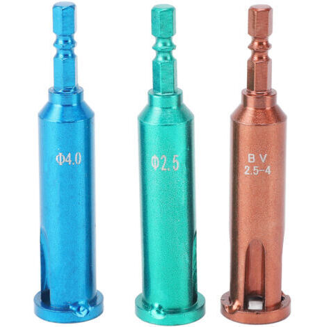 Outil de torsion de fil, ensemble de 3 pièces, prise de connecteur rotatif à 3 et 5 voies en acier au carbone pour perceuse motorisée