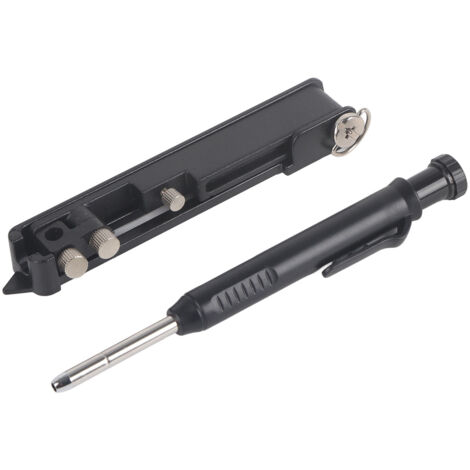 Outil de traçage multifonction pour bois, pointe à tracer précise pour trous profonds et menuiserie.