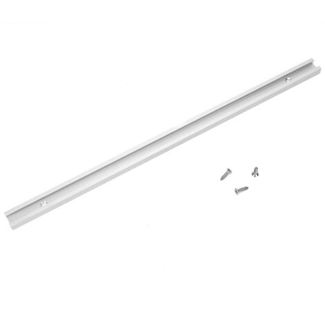 Outil de travail du bois de fixation de dalle coulissante Non poreuse de gabarit de voie d'onglet de fente en T d'alliage d'aluminium (300mm)