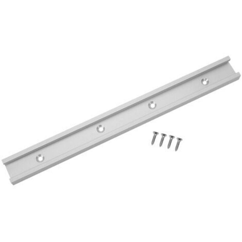 Outil de travail du bois de fixation de dalle coulissante Non poreuse de gabarit de voie d'onglet de fente en T d'alliage d'aluminium (600mm)