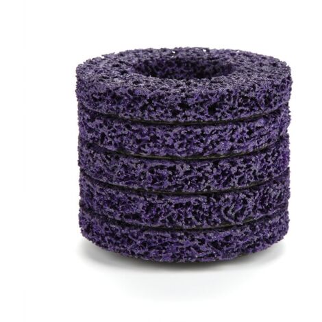 Outil d'élimination de la rouille de peinture de disque de roue de bande de Poly de 100mm de 5 pièces pour les meuleuses d'ange